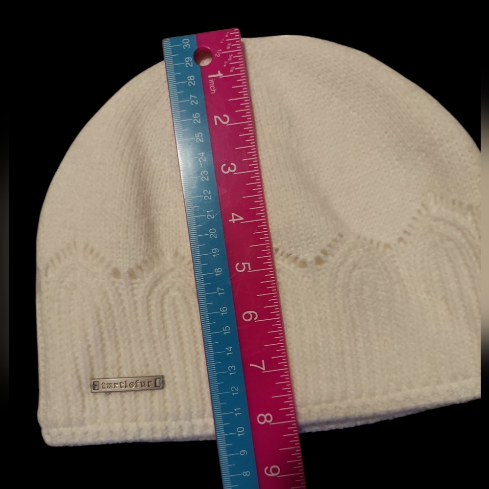 Turtle Fur Off-White Beanie - Picture 6 of 8